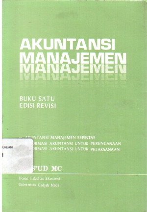 Akuntansi Manajemen Buku I
