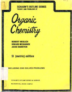 Schaum's Outline Of Theory And Problems Of Organic Chemistry  - SI (Metric)Edition